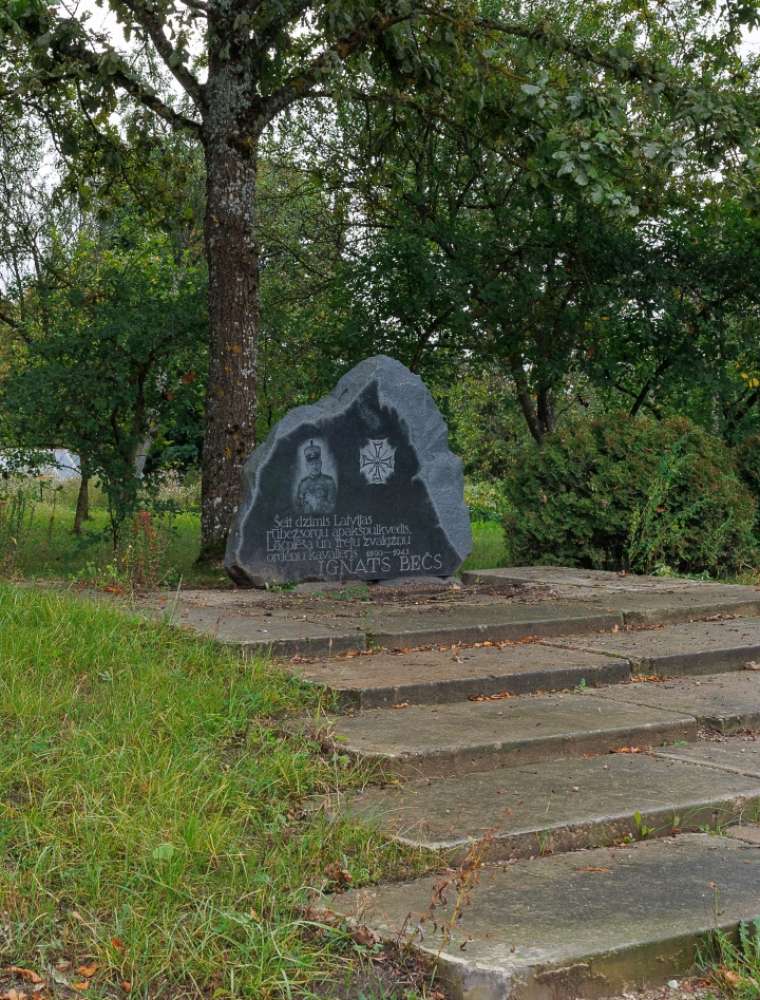 Memorial to Lieutenant Colonel Ignats Bečs
